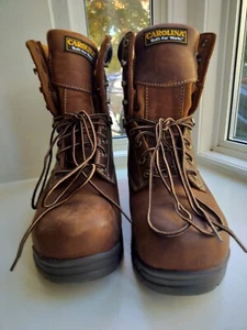 Carolina Work Boot Leather Waterproof Composite Toe Unisex Size 8 - Picture 1 of 9