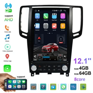 For Infiniti G25 G37 Car Stereo Radio Player GPS Android 13 Touch Screen 4+64G - Picture 1 of 11