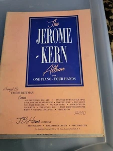 The Jerome Kern Album - Piano - Four Hands, 1955 - Picture 1 of 2