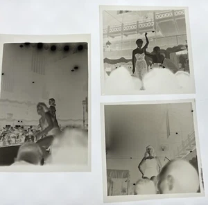 3 x Vintage Photographic Negatives. 2.25" & 3.25" x 2.25". Fashion 1950s USA B&W - Picture 1 of 8