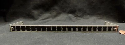 Vintage AMI Jukebox Numbered Record Bracket    Model B? - Image 1 of 3