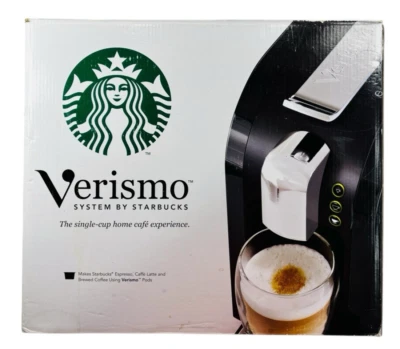 Starbucks Verismo System Espresso Single Cup Machine 580 Piano Black NOB - Image 1 of 4