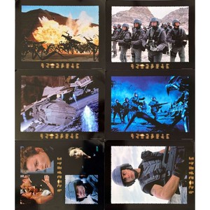 STARSHIP TROOPERS Original Lobby Cards x7 - 11x14 in. - 1997 - Paul Verhoeven, D