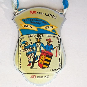Karnevalorden Eschweiler KG Blaue Funken Lätitia Jubiläums-Orden 1979 TOP RAR - Bild 1 von 1