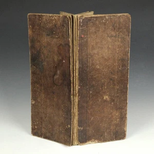 ANTIQUE SUTRA MANUSCRIPT BOOK PIGMENT ON PAPER BUDDHISM BURMA MYANMAR 19TH C. - Picture 1 of 9