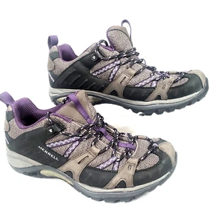 Merrell Women's Size 9.5 Purple/Black Continuum Hiking Trail Shoes Vibram Sole - Picture 1 of 7