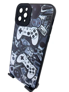 Game Shockproof Case Compatible iPhone 11 Pro Max – Black Cover - Picture 1 of 6