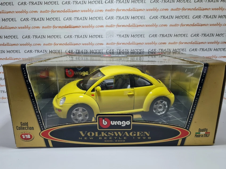 Volkswagen New Beetle 1998 - Bburago 1:18 1/18 1-18 - Immagine 1 di 1