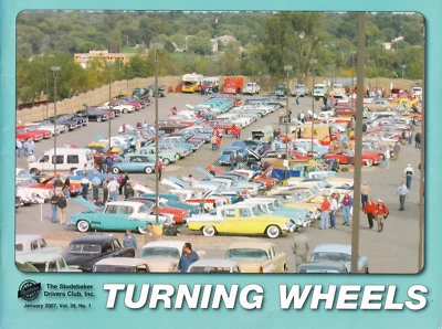 TURNING WHEELS The Studebaker Drivers Club - 12 Issues Jan-Dec 2007- Vol. 39 Foto 1 de 4