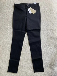 BANANA REPUBLIC Pants WOMEN'S 0 PETITE SLOAN Black Tapered Leg NEW - Picture 1 of 10