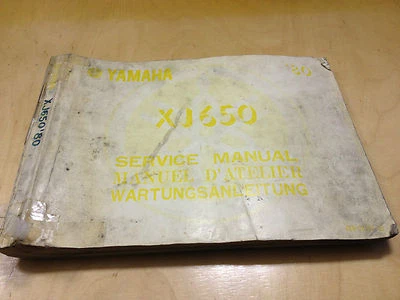 Manual de Taller + Complemento XJ 650 (4K0,11N,11R) (1980-1982) - Imagen 1 de 2