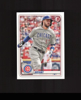 2020 Bowman #22 Kris Bryant Baseball Card Chicago Cubs - Image 1 of 2