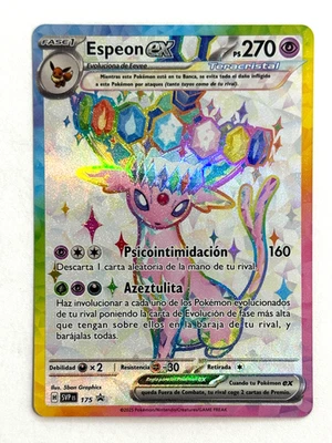 Pokémon TCG Espeon ex SVP 175 Figure Collection Promo Prismatic SPANISH! - Image 1 of 2
