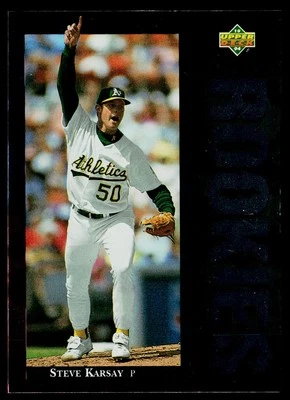 1994 Upper Deck #20 Steve Karsay Oakland Athletics - Image 1 of 2