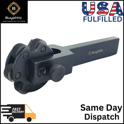 BUYOHLIC 6 Knurls Rotating Head Knurling Tool -Multi Knurl Pitch Design