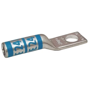 24C319 One Hole Lug CmprsnConn, Long, Blue, 24 24C319 - Picture 1 of 1