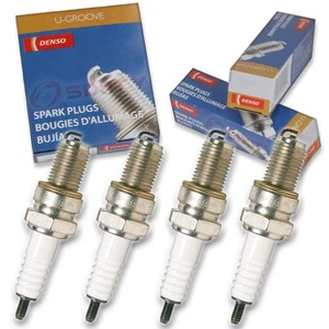 4 pc Denso Standard U-Groove Spark Plug for Honda CB900F Super Sport 1982 gx - Picture 1 of 5