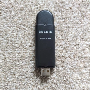 Belkin Wireless G USB Wi-Fi Network Adapter 802.11g 54 Mbps - Picture 1 of 2