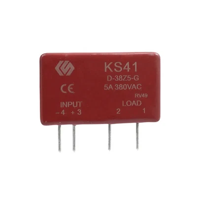 KS41/D-38Z5-G PCB Solid State Relay/SSR, 4-32VDC, Schließer 5A/380V~, vergossen - Bild 1 von 3
