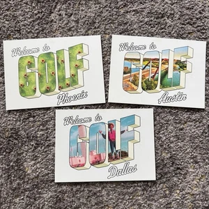 Lote de postales Tyler the Creator Phoenix Austin Dallas GOLF WANG - Imagen 1 de 7