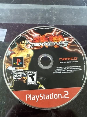 Tekken 5 (Sony PlayStation 2, 2005) solo disco - probado Foto 1 de 4