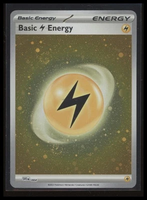 SV01: Scarlet & Violet Base Set #004 Basic Lightning Energy Cosmos Holo TCG Card - Image 1 of 2