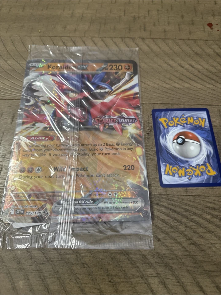 Koraidon ex 125/198 Jumbo Oversized Promo Stamped Scarlet Violet Sealed - Image 1 of 4