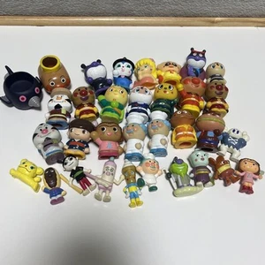 Anpanman Figure Lot of Set Finger Puppet Soft Vinyl Currypanman Jam Baikinman - Picture 1 of 5