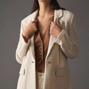 Anthropologie x Sanctuary Bryce Blazer creme beige - Bild 1 von 8