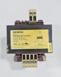 Siemens 4AM4042-5CT10-0FA0 0,25 kVA/ 0,85kVA Transformer PRI,418-462V SEC,230V - Picture 1 of 8