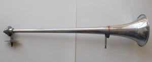 Vintage 30" Buell Trombone Air Horn w/Mounting Bracket Marine Ship TESTED - Picture 1 of 12