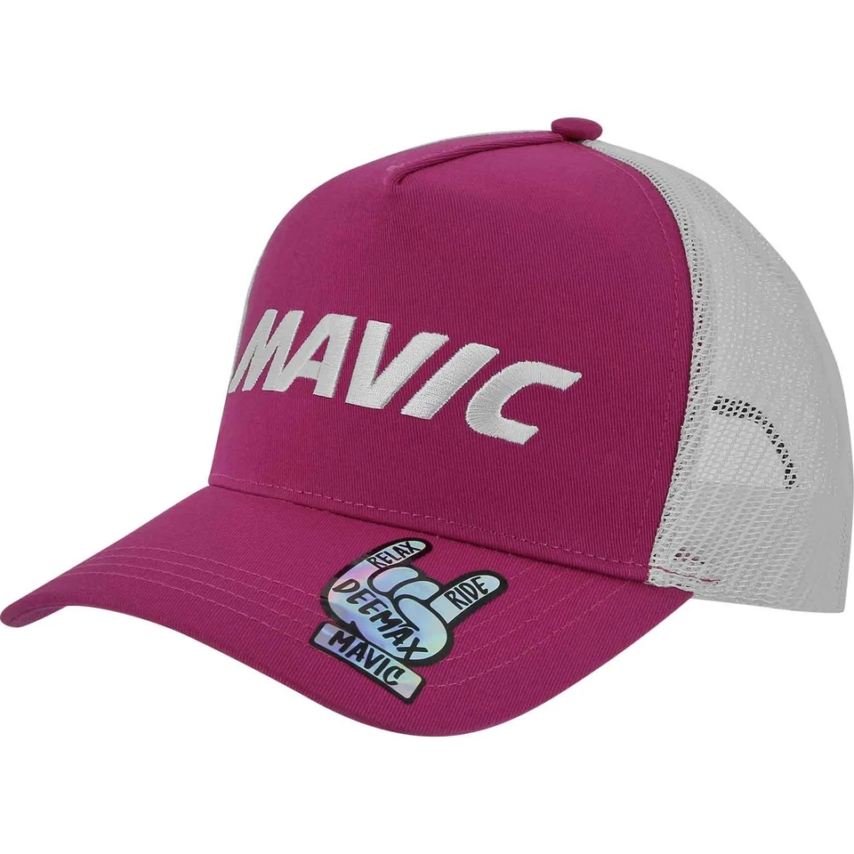 Mavic Trucker Bicycle Cycle Bike Cap Pink - One Size - Image 1 of 1
