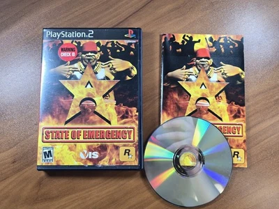 PS2 State of Emergency (Sony PlayStation 2, PS2, 2003), CIB con manual y tarjeta de registro Foto 1 de 4