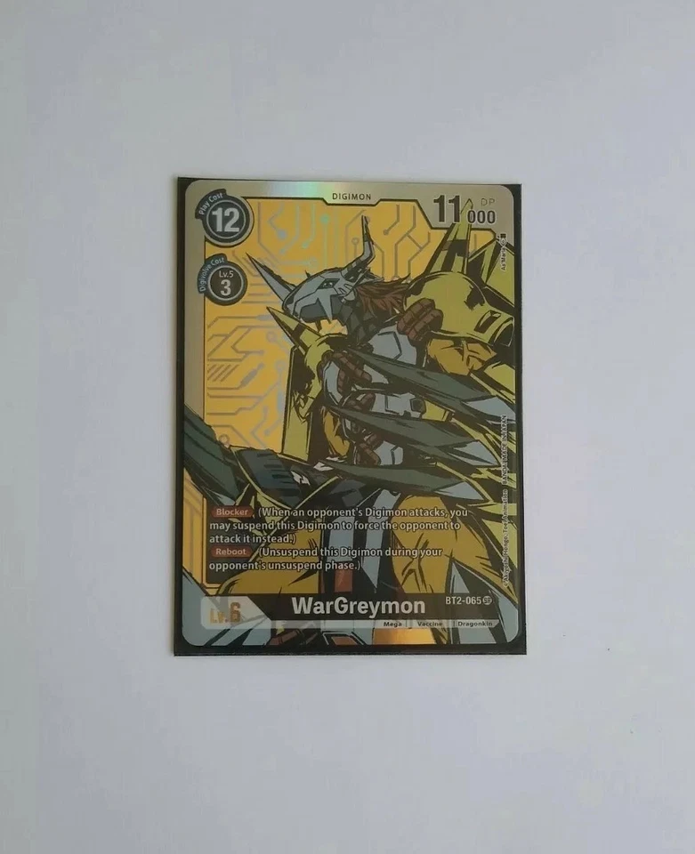 WarGreymon BT2-065 Alt Art SR Digimon Card NM Special Release Version 1.0 - Image 1 of 2