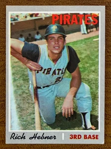 1970 Topps Baseball #264 Rich Hebner - Pittsburgh Pirates - EX (No Creases) - Picture 1 of 2
