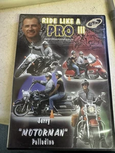 Ride Like A Pro III 3 DVD Jerry Palladino W/ Insert Motorcycle Training Edu - Imagen 1 de 4