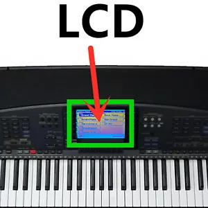 Replacement LCD Fit For Yamaha PSR-8000 Repair Display screen - Bild 1 von 3