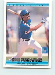 1992 Donruss #530 Jose Hernandez  Texas Rangers