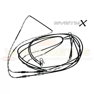 Cuerdas de arco de gas - SystmX - Negro/Gris - Hoyt RX8 - Juego completo - Imagen 1 de 1