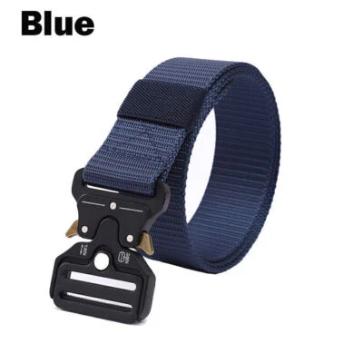 Cinturón Militar Correa Táctica Cintura Liberación Rápida Hebilla Negro NO METÁLICO Foto 1 de 4