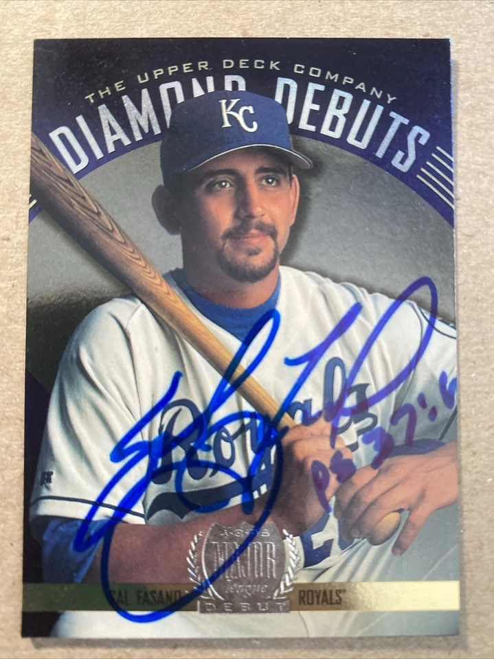 Sal Fasano 1996 Upper Deck #260 AUTOGRAPHED AUTO Card Kansas City Royals - Image 1 of 1