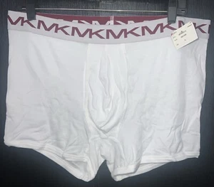 BRAND NEW Men's Michael Kors XL White Cotton Boxer Brief Size - Picture 1 of 2
