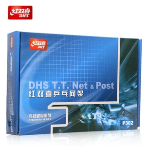 100% genuino DHS Tenis de Mesa P302 Red y Poste Set Red de Ping Pong Set P 302 - Imagen 1 de 4