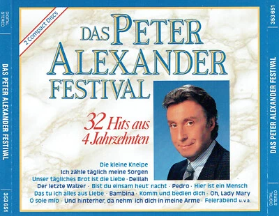 (2CDs)  Peter Alexander - Das Peter Alexander Festival - Die Kleine Kneipe, u.a. - Bild 1 von 2
