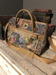 Vintage Tapestry Bag by Leisure With Handles & Strap - Picture 1 of 19