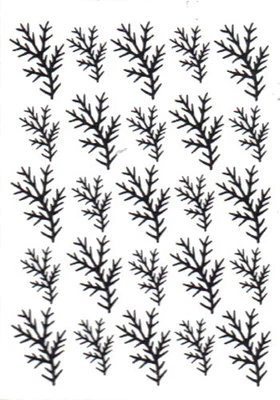 Prägeschablone, Embossing template, Prägefolder -  Kiefernzweige / Pine CCC-4001 - Bild 1 von 2