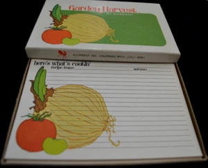 Garden Harvest Vintage by Current, Inc. 30 Recipe Cards 6x4 Boxed 4 Designs LOT - Picture 1 of 4