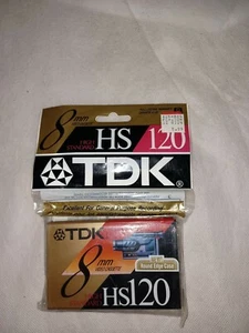 Casete de video para videocámara premium premium TDK 120 MP 8 mm 120 minutos - Imagen 1 de 2