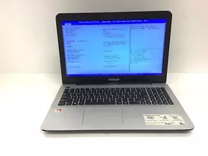 Asus X555Q 15.6" Laptop AMD A12-9720P Radeon R7 2.70Ghz w/ 128Gb SSD & 8GB Ram - Picture 1 of 11