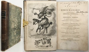 1792 Bunbury ANNALS OF HORSEMANSHIP Experiments Accidents Gambado 17 Plates - Picture 1 of 21